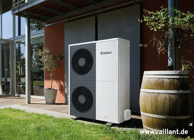 Wärmepumpe vor Ort